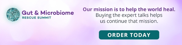 Banner "Order the Gut & Microbiome Rescue Summit"
